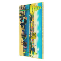 Federal Building and Lakes of the Nations Canvas Print