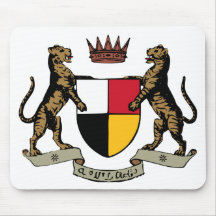Federated Malay States Coat of Arms (1895-1946) Mousepad