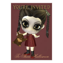 Feed Me Candy Halloween Party Invitation
