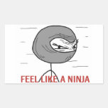 Feel Like A Ninja Sticker
