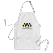 Feel The Burning Stare Of The Penguins Apron