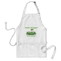 feelin froggy aprons