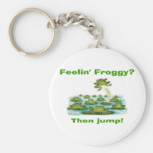 feelin froggy key chains