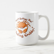 Feeling crabby coffee mug
