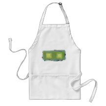 Feelings and thoughts fun modern art symbols apron