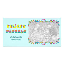 Felices Pascuas Personalized Photo Card