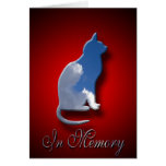 Feline Sympathy Card | In Memory Of Cat