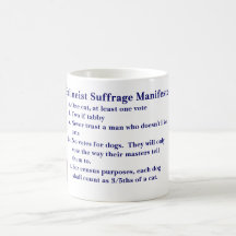 FELINEIST SUFFRAGE MANIFESTO MUGS
