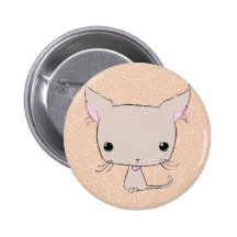 Felisicty the lolkitty (washi polkadot print) pin