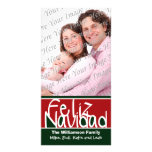 Feliz Navidad Custom Holiday Photo Card