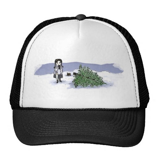 Felling the Holiday Tree Trucker Hats