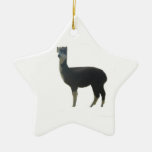 Female alpaca christmas ornaments