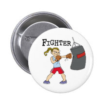 Female Boxer Button