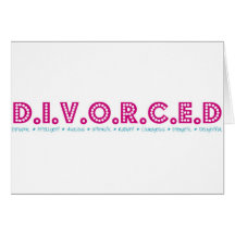 Female Definition of Divorce Cards