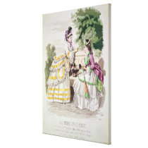 Female fashions canvas prints