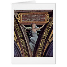 Female Figure By Domenico Beccafumi Cards