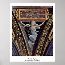Female Figure By Domenico Beccafumi Poster
