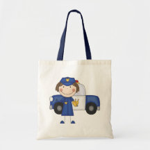 Female Police Officer Tshirts and Gifts Tote Bags