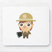 Female Ranger - My Conservation Park Mouse Pads