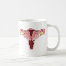 Female reproductive system mug