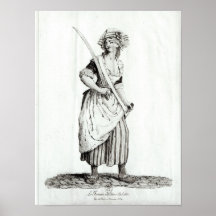 Female Sans-Culotte, 1792 Poster
