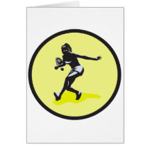 female tennis player card