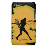 Female Tennis Player iPod  Case Barely There iPod Cover