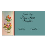 Feminine Business Card with Tulips