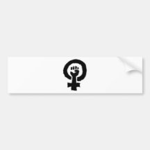 Feminist Symbol Bumper Sticker