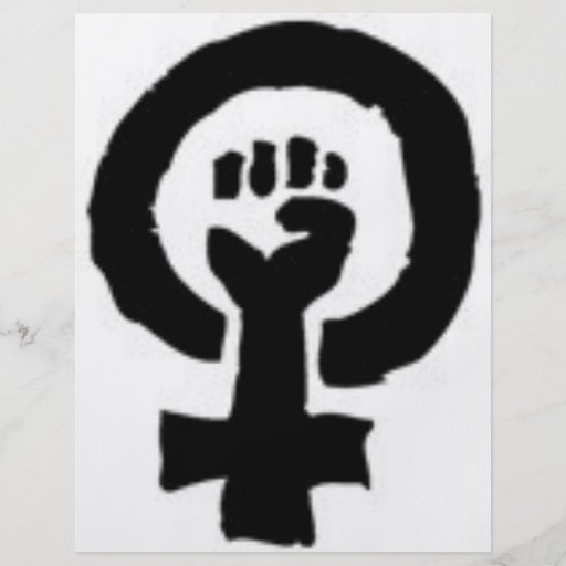Feminist Symbol Custom Flyer
