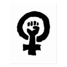 Feminist Symbol Post Card