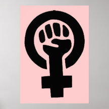Feminist Woman Gender Equality Symbol Print
