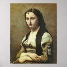 Femme à la Perle Poster