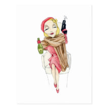 Femme Fatale Postcard