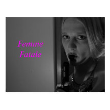 Femme fatale Postcard
