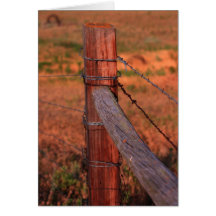 Fence Post Greeting Cards