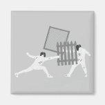 Fencing Refrigerator Magnets