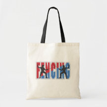 Fencing Tote Bag