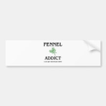 Fennel Addict Bumper Sticker