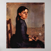 Ferdinand Hodler - Louise-Delphine Duchosal Poster