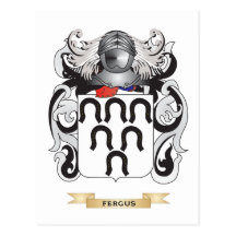 Fergus Coat of Arms Postcard