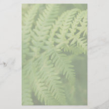 Fern Leaves, Light Green. Custom Flyer