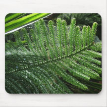 Fern mouse pad