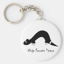 Ferret Ninja Keychain