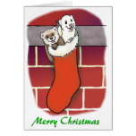 Ferret Stocking Stuffers Card