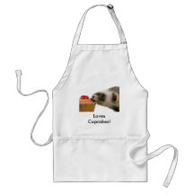 Ferrets Love Cupcakes Apron