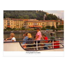Ferry boat to Como1 Postcards