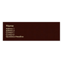 Festive dark brown Circles on a retro brown backgr business cards