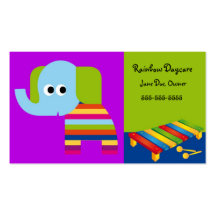 Festive Elephant Business Card