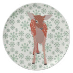 Festive Fawn Plate
